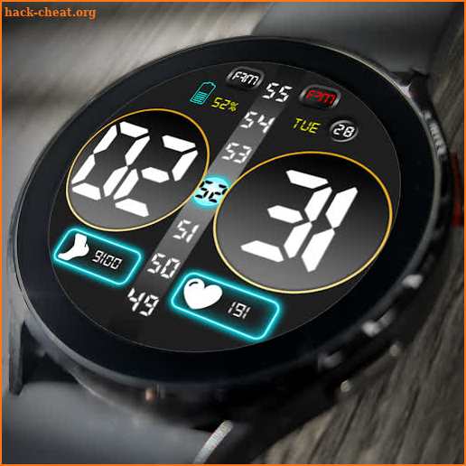 Digital Watch Face Key 011 screenshot