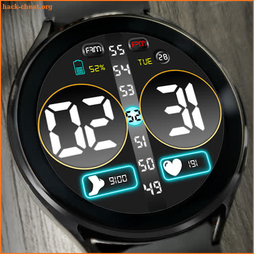 Digital Watch Face Key 011 screenshot