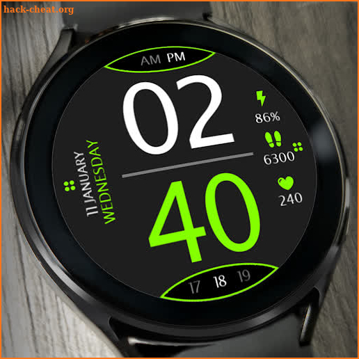 Digital Watch Face Key 016 screenshot