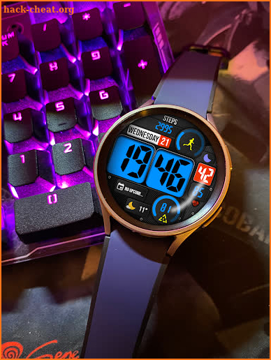 Digital watch face MB356 screenshot