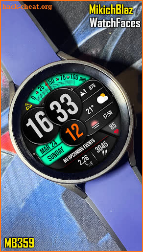 Digital Watch Face MB359 screenshot