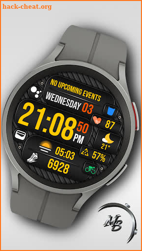 Digital Watch Face MB368 screenshot