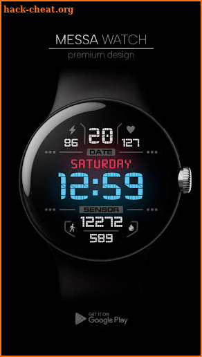 Digital Watch Face Sport Wear screenshot