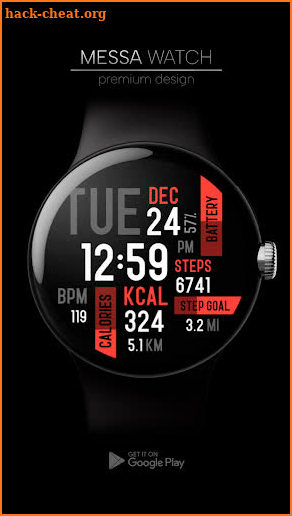 Digital Watch Face X Sport screenshot