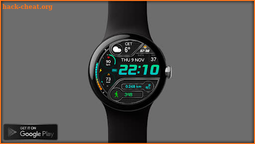 Digital watch face Xl27 screenshot