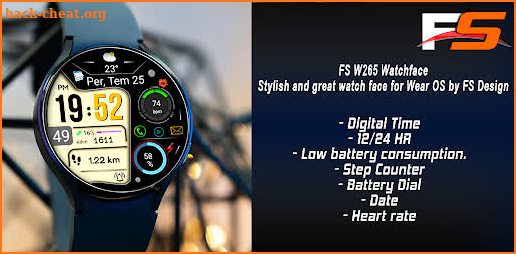 Digital Watchface FSW265 screenshot