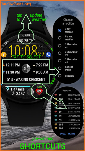 Digital Weather Watch face P4 screenshot