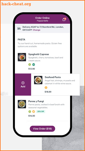 Dine by Wix: Your favorite restaurants on the go screenshot