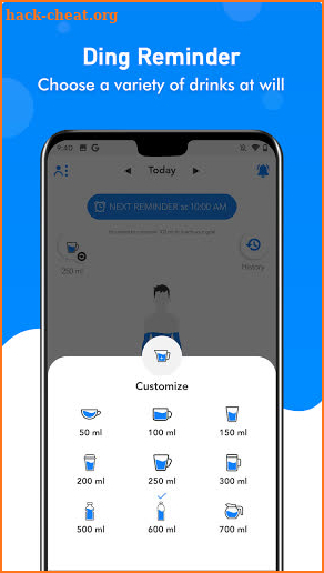 Ding Reminder: It's time to drink water ! screenshot