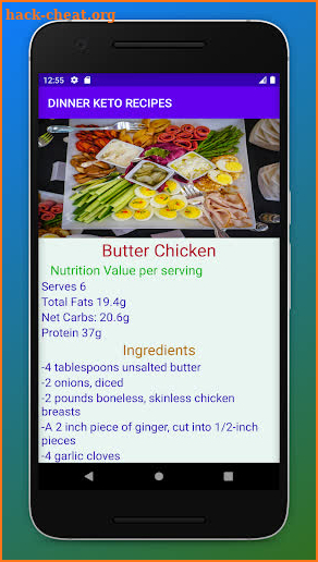 Dinner keto diet recipes screenshot