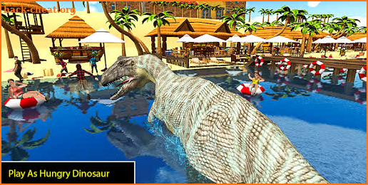 Dino Beach Attack simulator 2019 screenshot