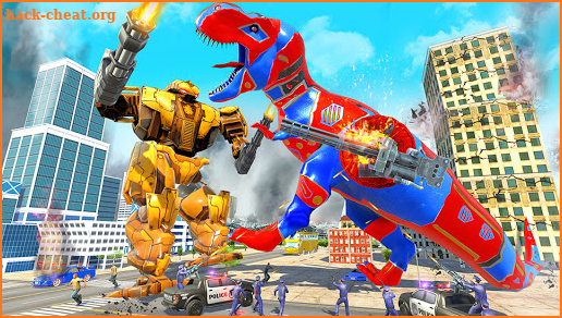 Dino Robot Transform Truck Dinosaur Robot Game screenshot