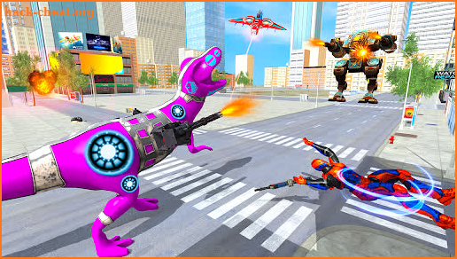 Dino Robot Transformation Games - Robot Car Games screenshot