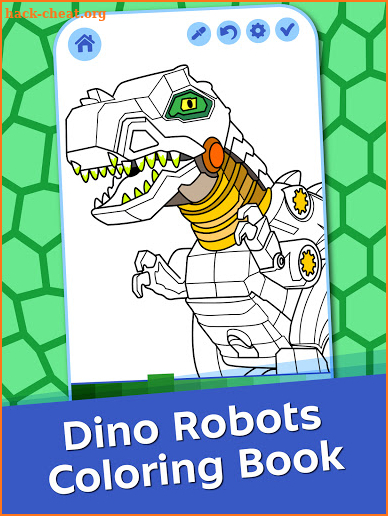 Dino Robots Coloring Book for Boys screenshot