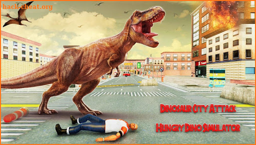 Dinosaur City Attack: Hungry Dino Simulator screenshot