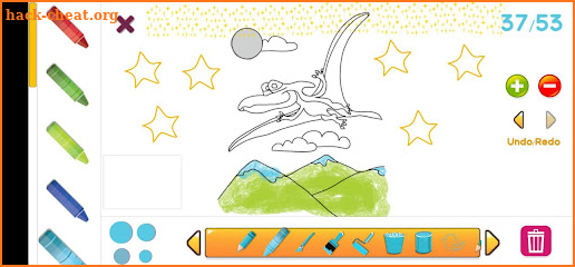 Dinosaur coloring books screenshot