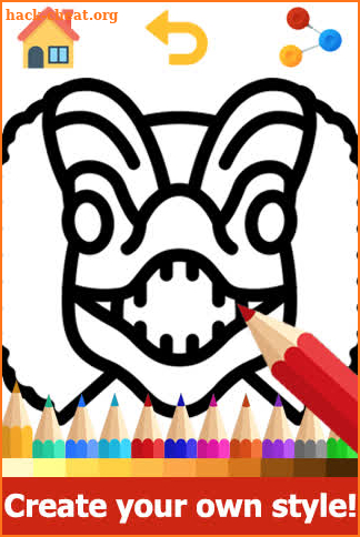 Dinosaur Coloring Pages - Dinosaur Games screenshot