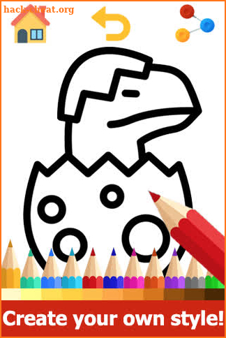 Dinosaur Coloring Pages - Dinosaur Games screenshot