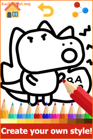 Dinosaur Coloring Pages - Dinosaur Games screenshot