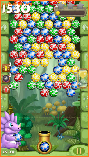 Dinosaur Eggs Pop 2: Rescue Buddies Bubble Shooter screenshot