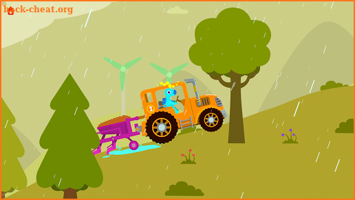 Dinosaur Farm Free - Tractor screenshot