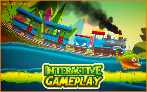 Dinosaur Park Train Race screenshot