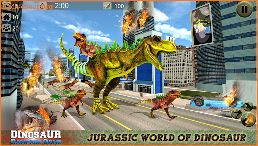 Dinosaur Rampage City Simulator screenshot