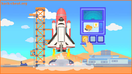 Dinosaur Rocket: game for kids screenshot