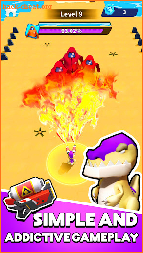 Dinosaur Rush: Swarm Shooting screenshot