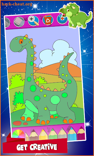 Dinosaurs Coloring Book Super Game screenshot