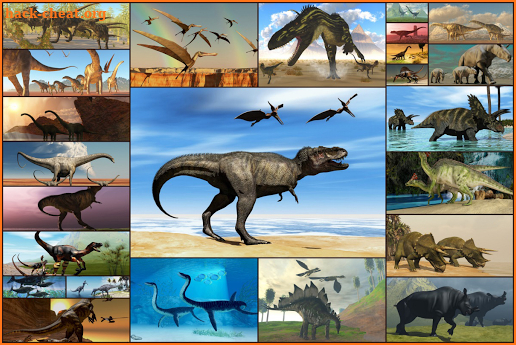 Dinosaurs Jigsaw Puzzles Game - Kids & Adults screenshot