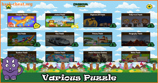 Dinosour Puzzle for Kids screenshot