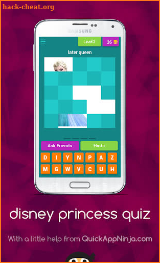 dinsey princess quiz screenshot