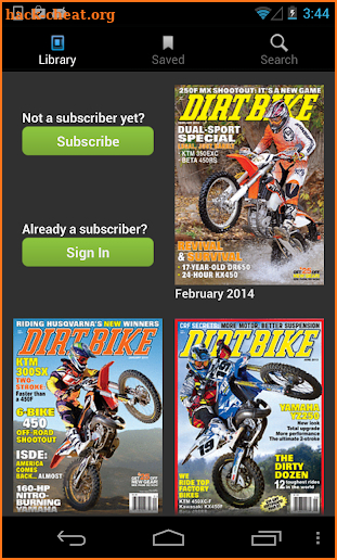 DIRT BIKE MAGAZINE screenshot