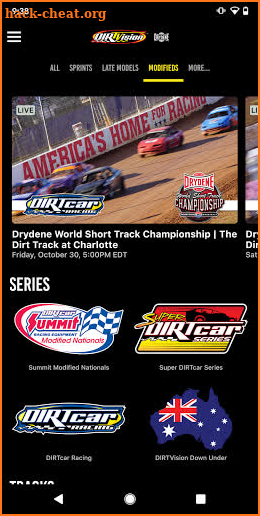 DIRTVision screenshot