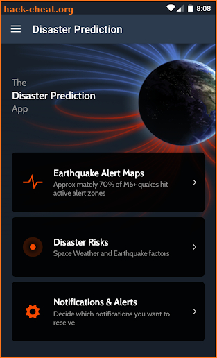 Disaster Prediction App screenshot