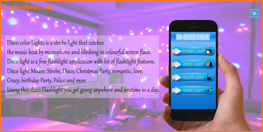 Disco Light (Strobe,Torch,Police,Emergency) screenshot