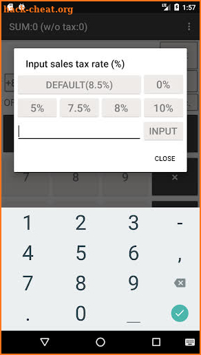 Discount & Sales Tax Calculator screenshot