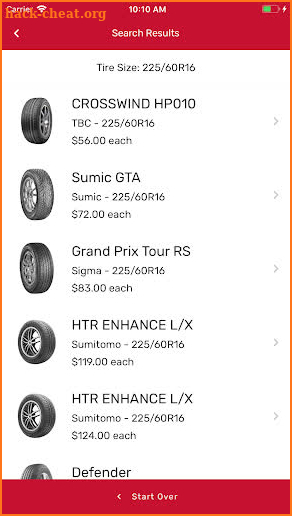 Discount Tire & Automotive screenshot