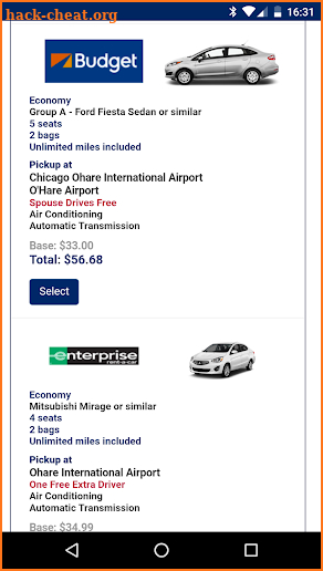 Discount USA Car Rental screenshot