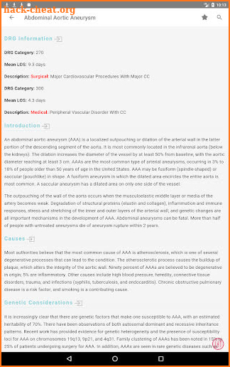 Diseases and Disorders; Nursing Therapeutic Manual screenshot