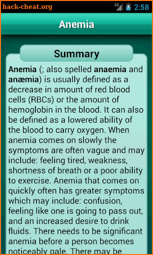 Diseases Dictionary Medical screenshot