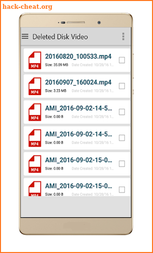 Disk Video Recovery-Video Backup screenshot