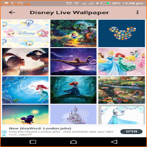 Disney Live Wallpaper screenshot