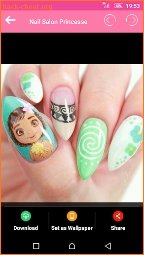 Disney Princess Nail Art screenshot