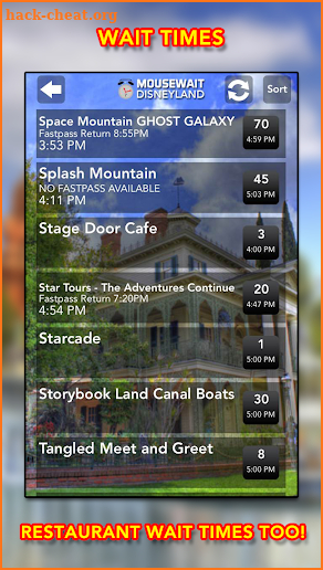 Disneyland MouseWait FREE screenshot