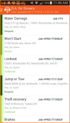 Dispatch Anywhere for Drivers screenshot