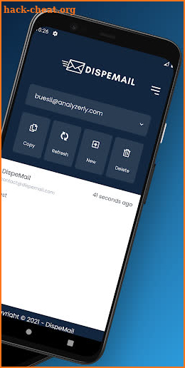 DispeMail - Temporary Disposable Email screenshot