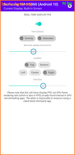 Display FPS - Real-time FPS Meter screenshot