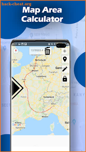 Distance Calculator Map Land Measurement screenshot